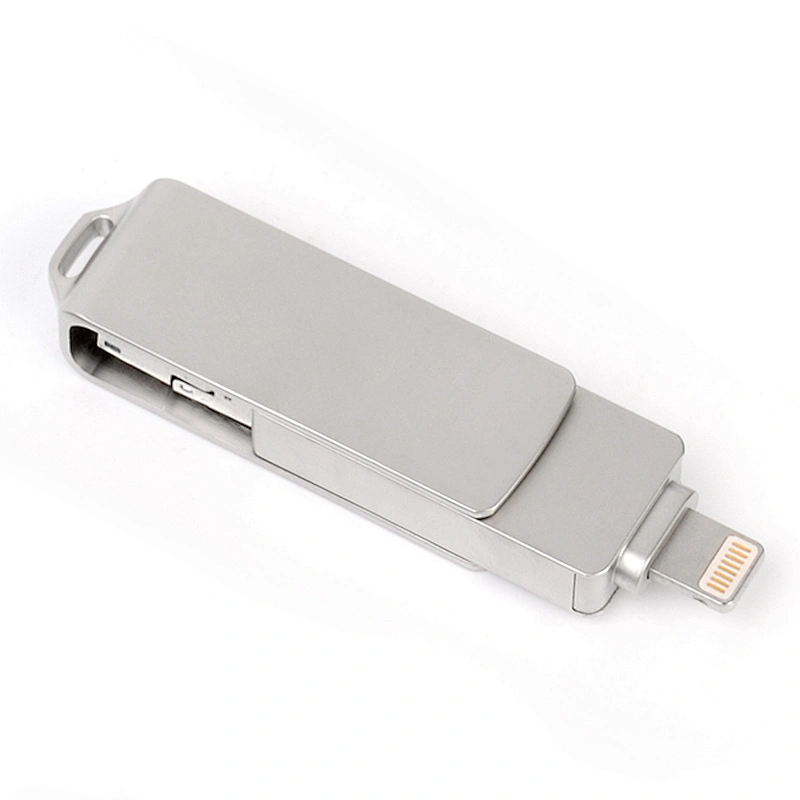 Metal Swivel 3 in 1 USB 3.0 Pen Drive for Smartphone