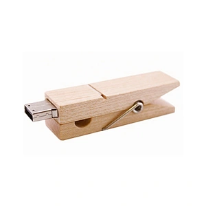 New Clip Wooden Bulk Cheap Factory Price USB Pen Drive