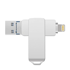 Metal Swivel 3 in 1 USB 3.0 Pen Drive for Smartphone