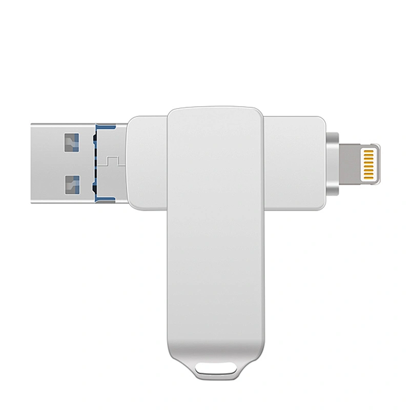 Metal Swivel 3 in 1 USB 3.0 Pen Drive for Smartphone