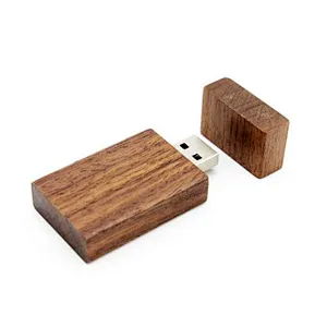 Walnut Maple Natural Bamboo Carbonized Bamboo Wooden USB Flash Drive