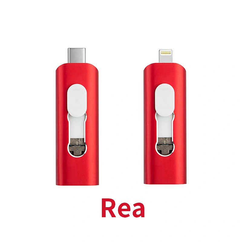 Four Color 4 in 1 Portable USB Flash Drive for Android Ios