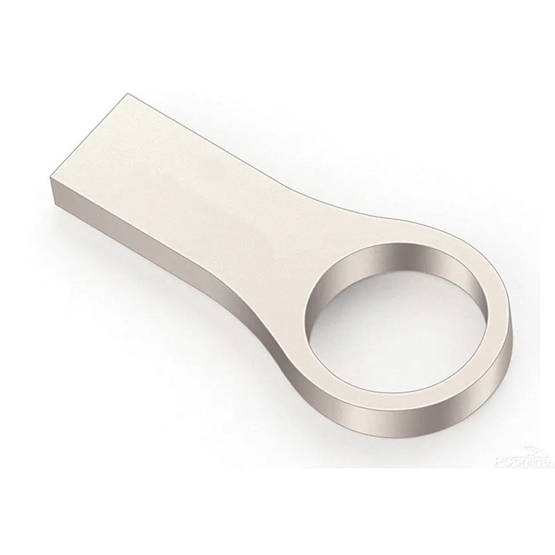 Round Shape Metal Housing USB 2.0 Pen Drive