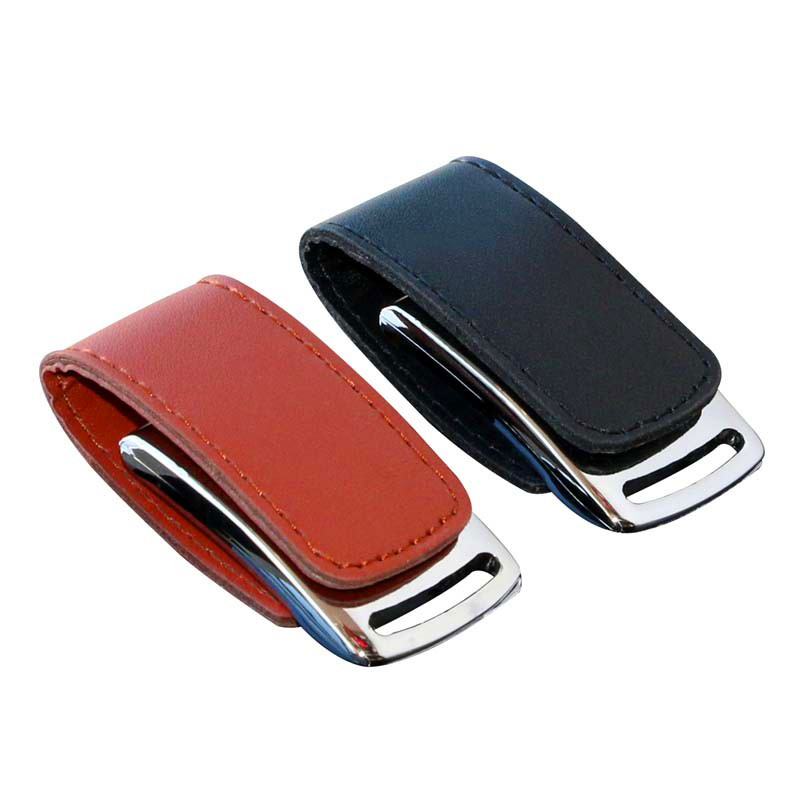 Multi Color Leather USB Flash Drive USB Pen Drive USB Disk USB Flash Disk with Customized Logo