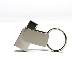 Metal Swivel Type-C 3.0/3.1 Key Chain USB Flash Drive