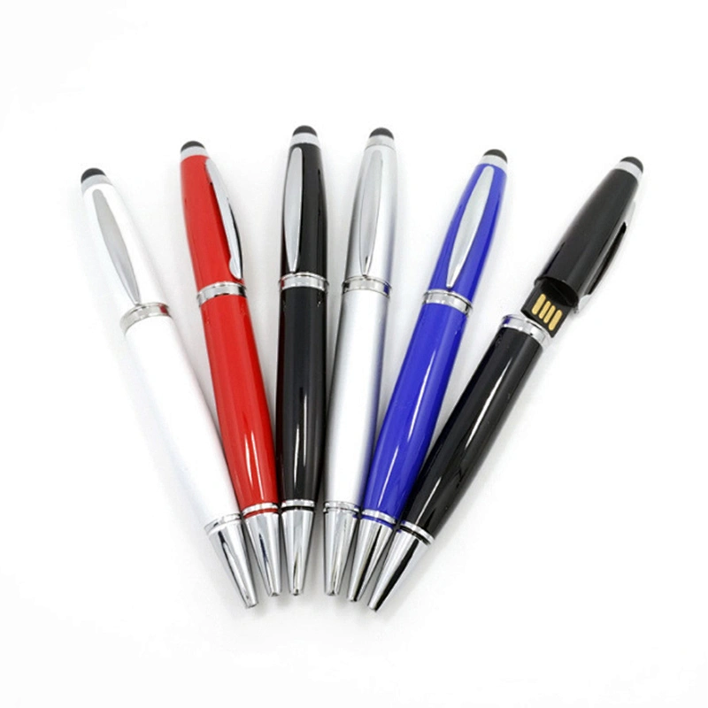 New Arrival Metal Ball Pen USB Flash Drive with Logo