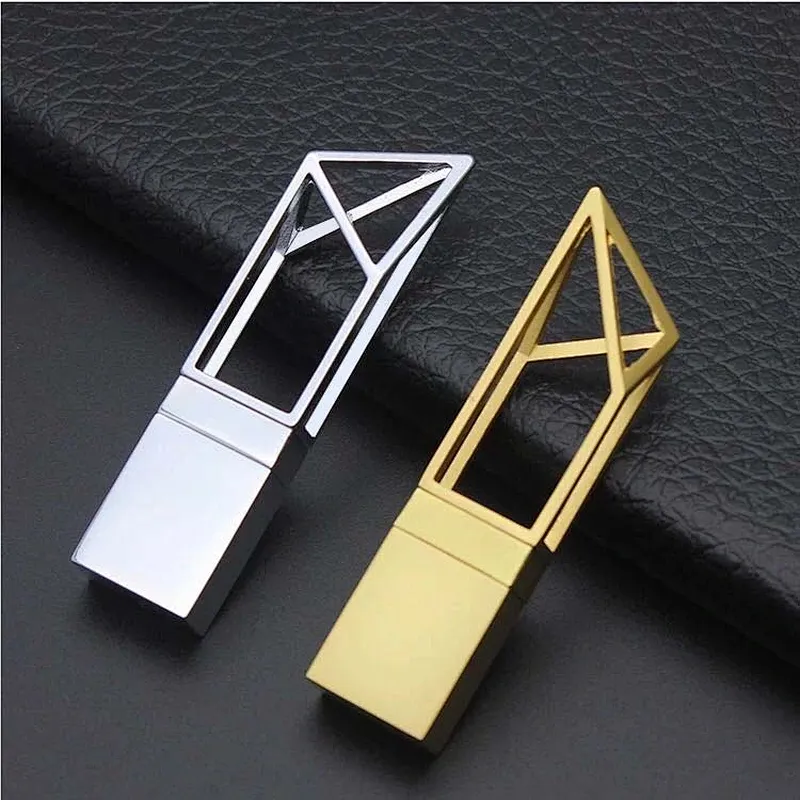 Metal Gifts Promotion Gift Metal Hollow out USB 2.0 Memory Thumb Drive 8GB 16GB Creative Pen Drives Storage USB Flash Drive (UL-M059)