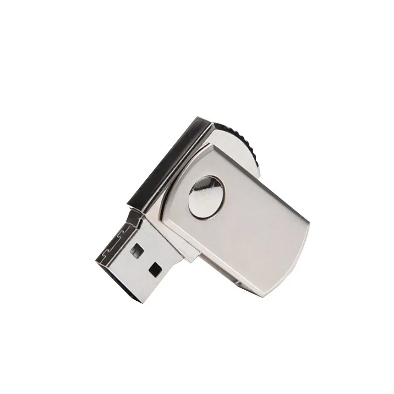 Multi Color Metal Swivel USB Flash Drive with Customized Logo