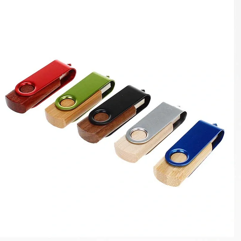 Creative Advertising Gift Wood Custom Logo USB Flash Drive