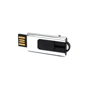 New Style Push and Pull Metal USB Flash Drive with Logo