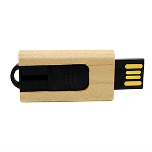 Wooden Stretch Hanging Rope Portable USB Flash Drive With Logo