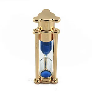 Hourglass Metallic Glass Promotional Gift USB Flash Drive with Logo