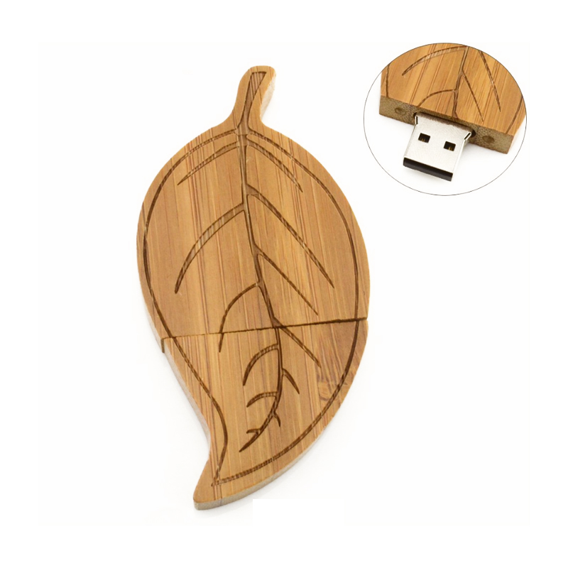 Magnet Walnut Wooden Screen Printing Logo USB 2.0 Pen Drive