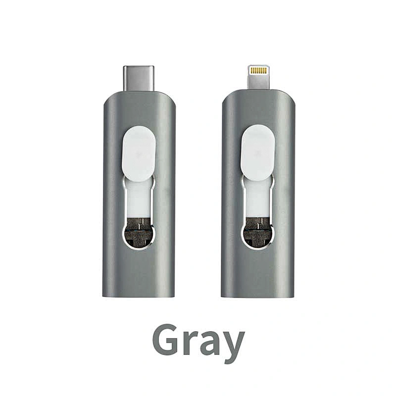 Four Color 4 in 1 Portable USB Flash Drive for Android Ios