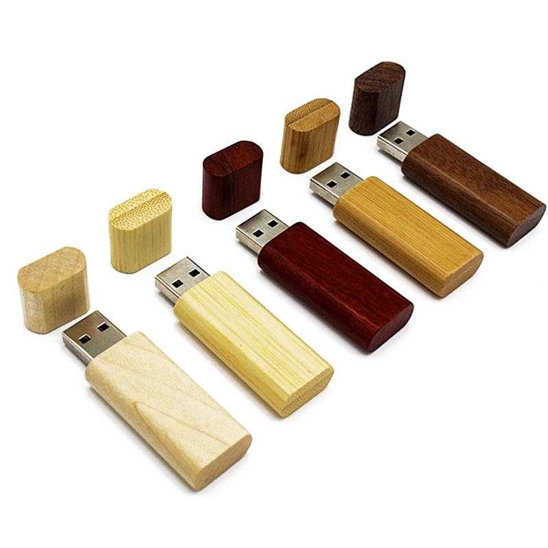 Wooden Promotional Gift Customized Logo USB Pen Drive