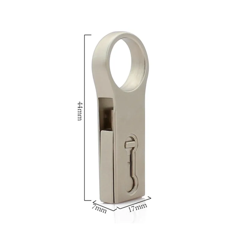 2 in 1 Promotional Metal USB 2.0 3.0 Pen Drive