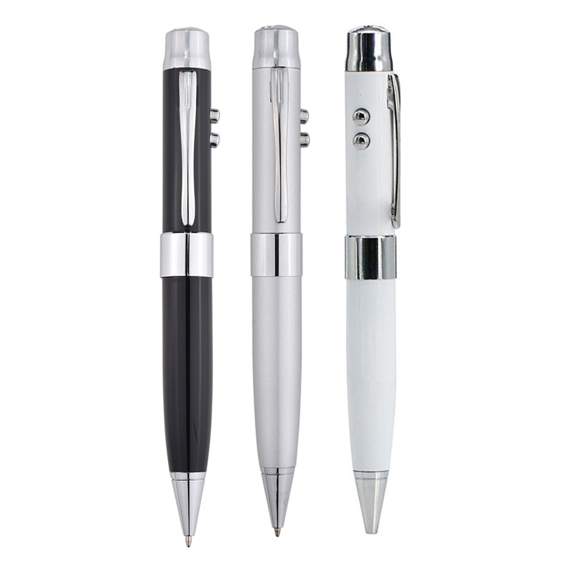 Business Gift USB Metal Ballpoint Laser Logo Pen Drive