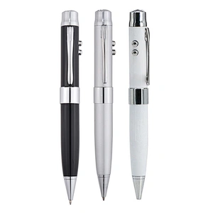 Business Gift USB Metal Ballpoint Laser Logo Pen Drive