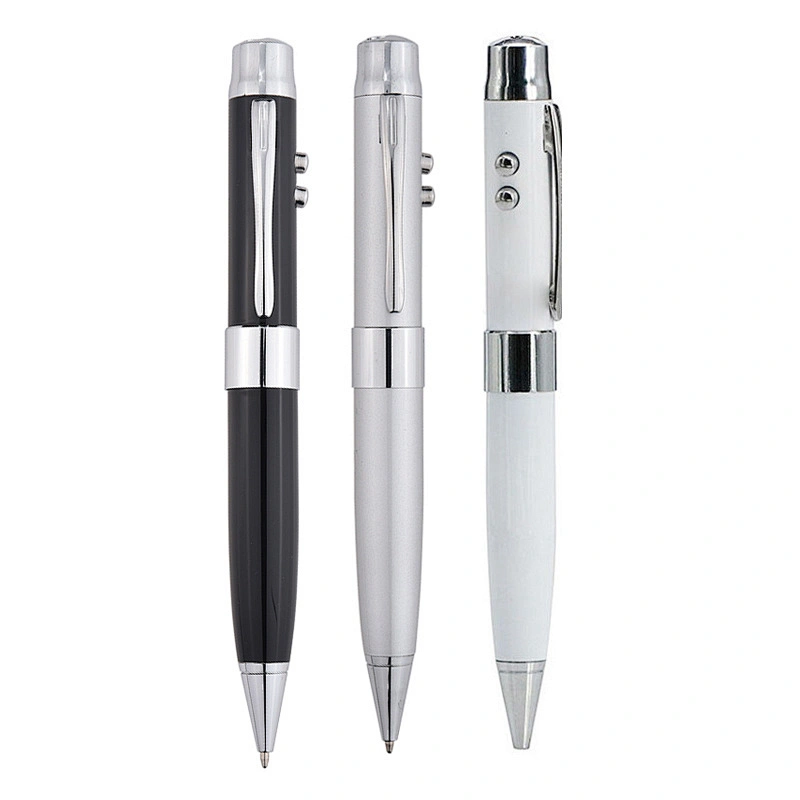 Business Gift USB Metal Ballpoint Laser Logo Pen Drive