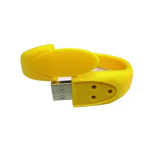 OEM USB 2.0 Wrist Band Brand Bracelet USB Pen Drive
