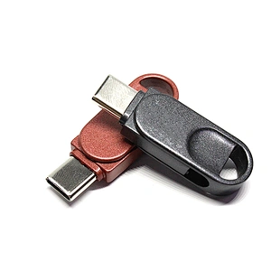 Colorful Rotation Smartphone Computer Dual Purpose Type-C USB Flash Drive
