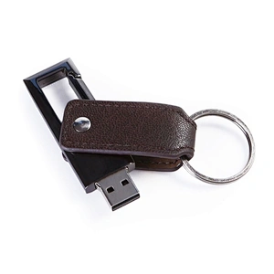 Key Chain Leather Cover PU Customized Logo USB Stick USB Flash Drive USB Drive
