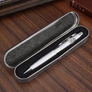 Business Gift USB Metal Ballpoint Laser Logo Pen Drive
