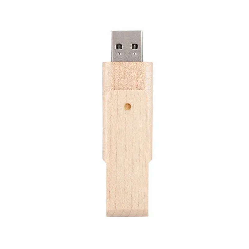 Bulk Cheap Wood Material Swivel OEM Personal USB Pen Drive