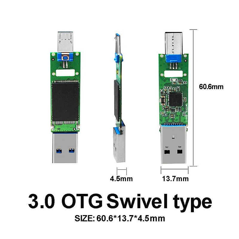 Multi Capacity USB 3.0 OTG PCBA Memory Chips DIY Pen Drive USB Flash Drive Flash Drive USB Drive