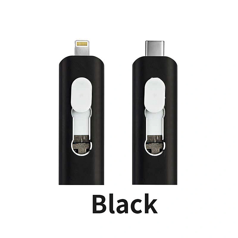 Four Color 4 in 1 Portable USB Flash Drive for Android Ios