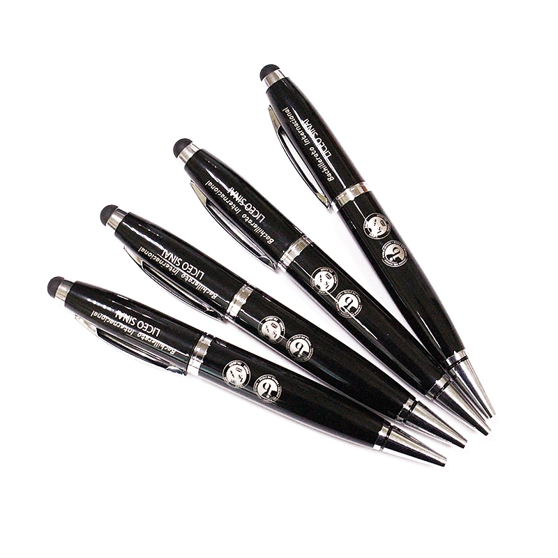New Arrival Metal Ball Pen USB Flash Drive with Logo