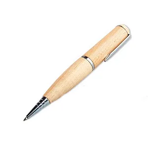Unique Wooden Ball Pen Office USB 2.0 Pen Drive