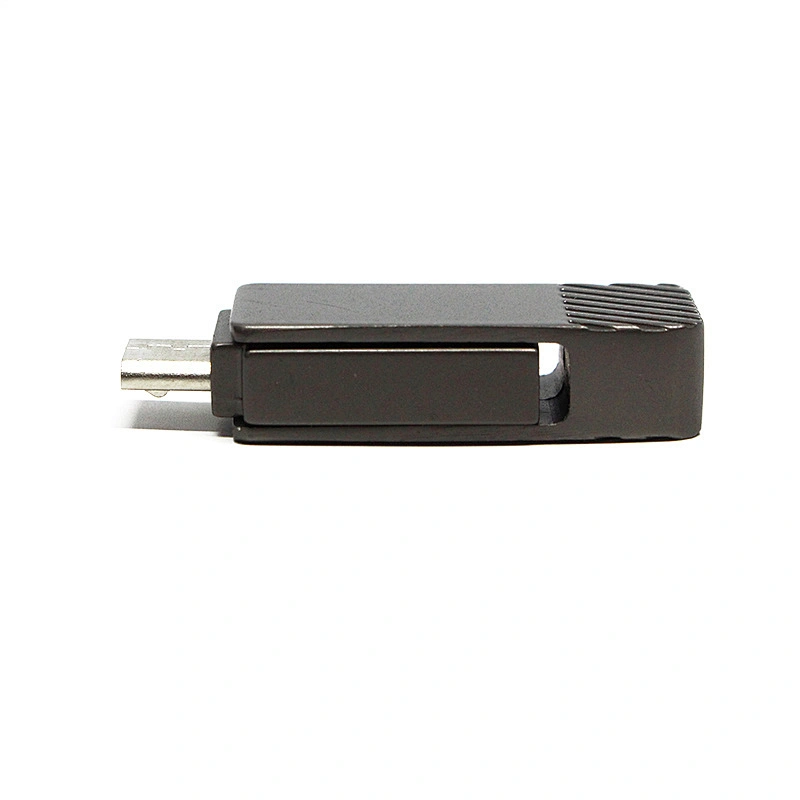 Black Rotary Mini Portable Factory OTG Metal USB Pen Drive USB Flash Drive USB Stick USB Disk