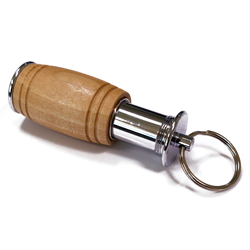 Wooden Barrel Shape Key Chain Buckle Design USB Pen Drive