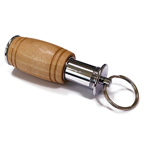 Wooden Barrel Shape Key Chain Buckle Design USB Pen Drive