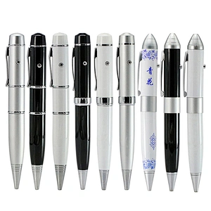 Creative Gift Custom Logo Advertising Pen Shape USB Flash Drive