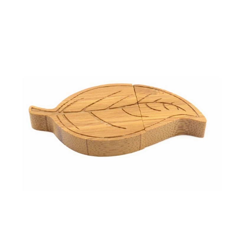Magnet Walnut Wooden Screen Printing Logo USB 2.0 Pen Drive