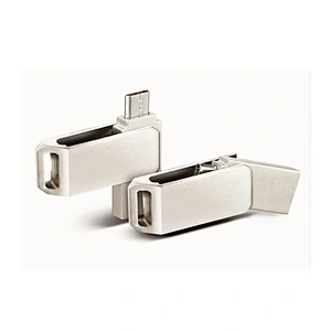Promotional Custom Logo Metal Swivel USB 3.0 OTG Pen Drive