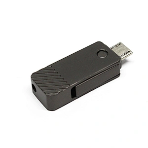 Black Rotary Mini Portable Factory OTG Metal USB Pen Drive USB Flash Drive USB Stick USB Disk