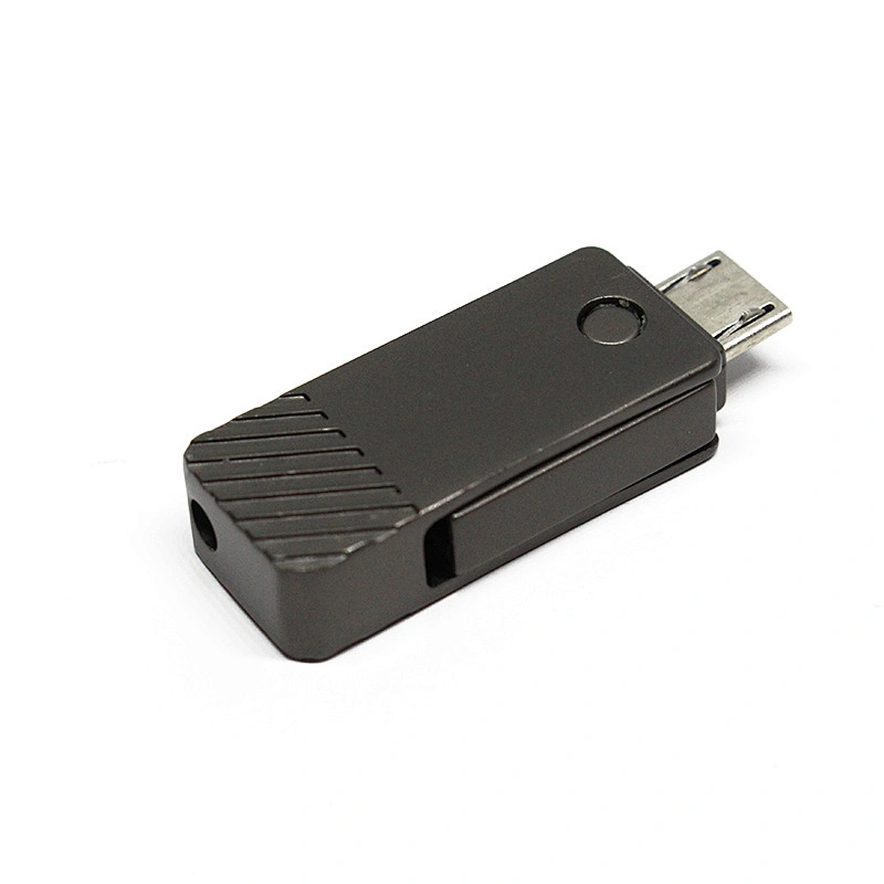 Black Rotary Mini Portable Factory OTG Metal USB Pen Drive USB Flash Drive USB Stick USB Disk