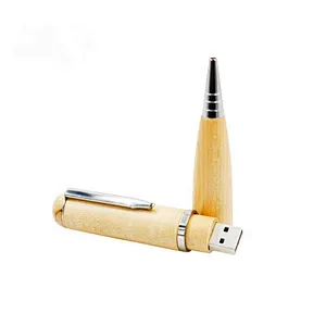 Unique Wooden Ball Pen Office USB 2.0 Pen Drive