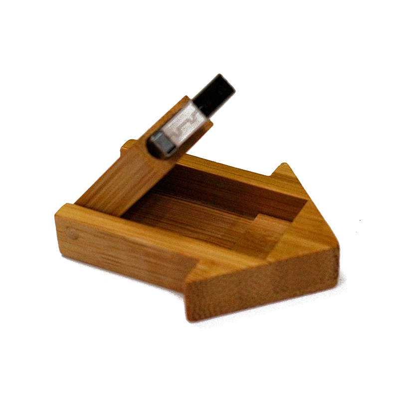 Wooden House Shape Thumb Promotional Gift USB 2.0 Pen Drive