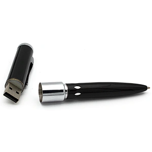 Four Color Ball Pen USB Flash Drive with Laser Logo