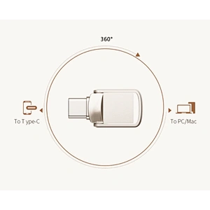 Swivel Metal Silvery Mini USB Flash Drive with Customized Logo