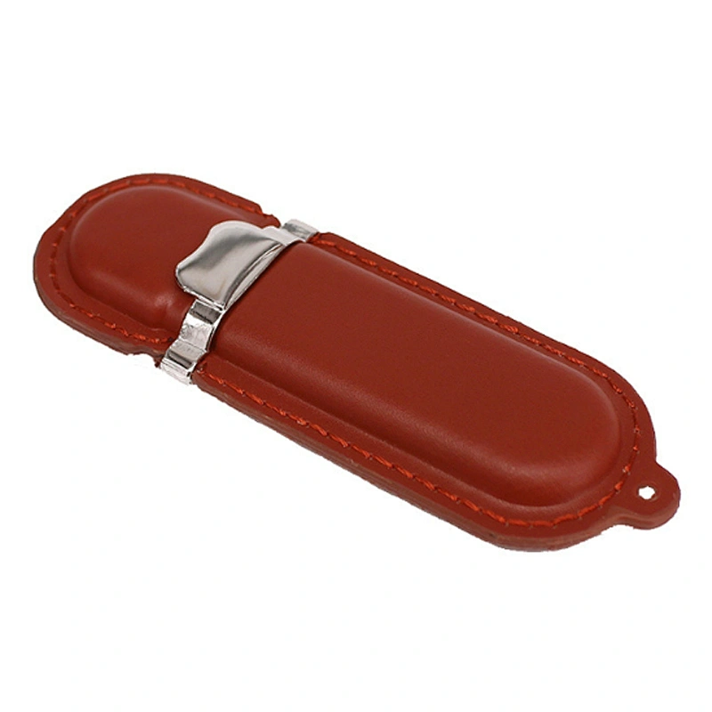 Leather PU Business Style Promotional Gift USB 2.0 Flash Drive