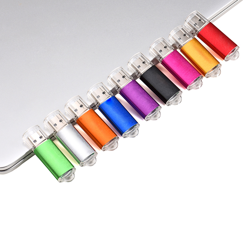 Multi Color Customized Logo Metal USB Flash Drive with Promotional