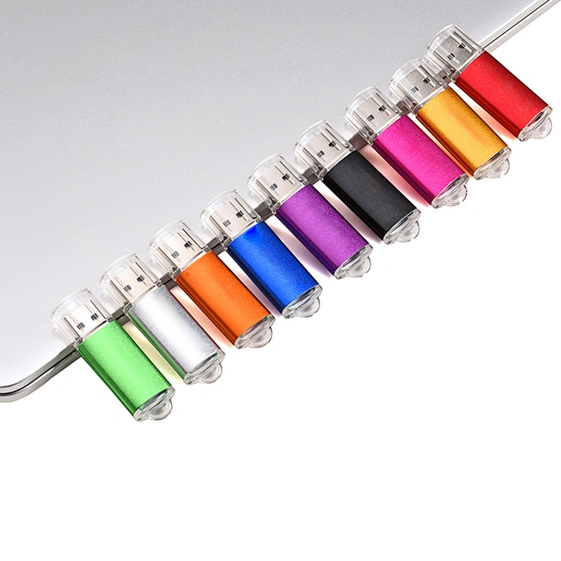 Multi Color Customized Logo Metal USB Flash Drive with Promotional
