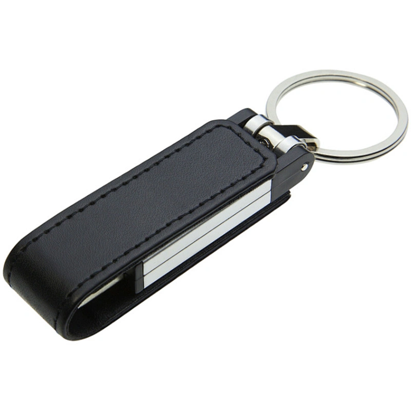 Engrave Logo PU Leather USB Stick USB Flash Drive USB Disk with Your Logo
