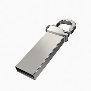 Metal Buckle Hanging Bag Portable USB Flash Drive with Logo