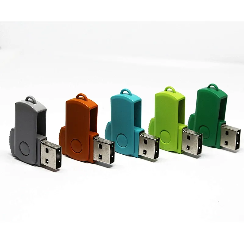 Multi Color Metal Swivel USB Flash Drive with Customized Logo